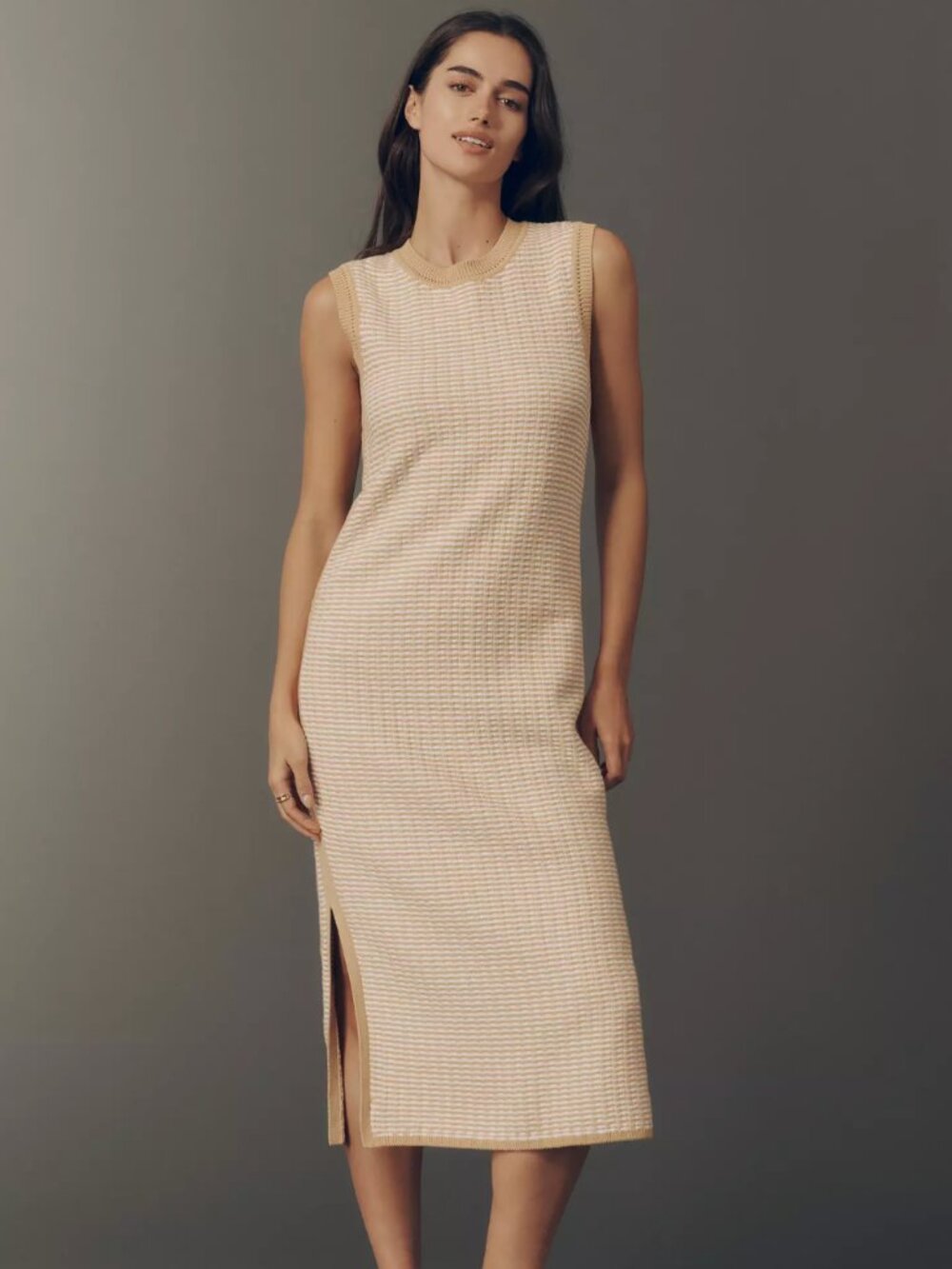 NWT Varley Aoife Knit Midi Dress / M